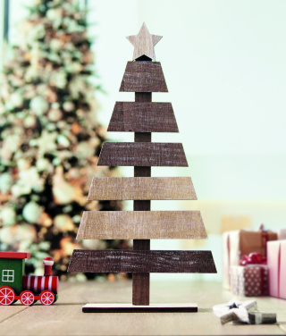 Logo trade promotional products image of: Wooden Christmas tree