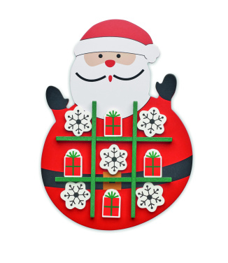 Logotrade advertising products photo of: Christmas wooden tic tac toe