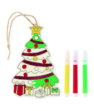 Logo trade promotional gift photo of: Christmas tree ornament