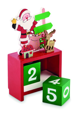 Logo trade business gifts image of: Christmas countdown calendar