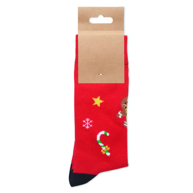 Logotrade business gift image of: Pair of Christmas socks L