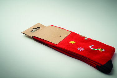 Logo trade advertising products image of: Pair of Christmas socks L