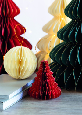 Logo trade promotional items image of: Christmas paper tree hanger