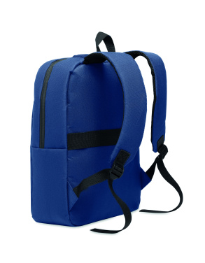 Logo trade promotional merchandise picture of: Slim 15 inch laptop backpack made of 600D RPET polyester with a 210D lining and customizable printing