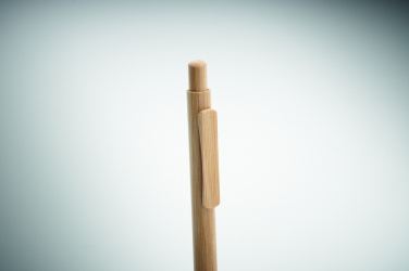 Logo trade business gift photo of: Bamboo automatic ball pen