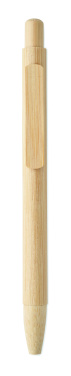 Logo trade promotional products picture of: Bamboo automatic ball pen