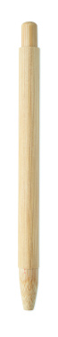Logo trade advertising products picture of: Bamboo automatic ball pen