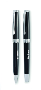 Logotrade promotional merchandise image of: Ball pen and roller set