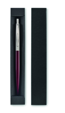 Logo trade promotional merchandise picture of: Push button pen in box