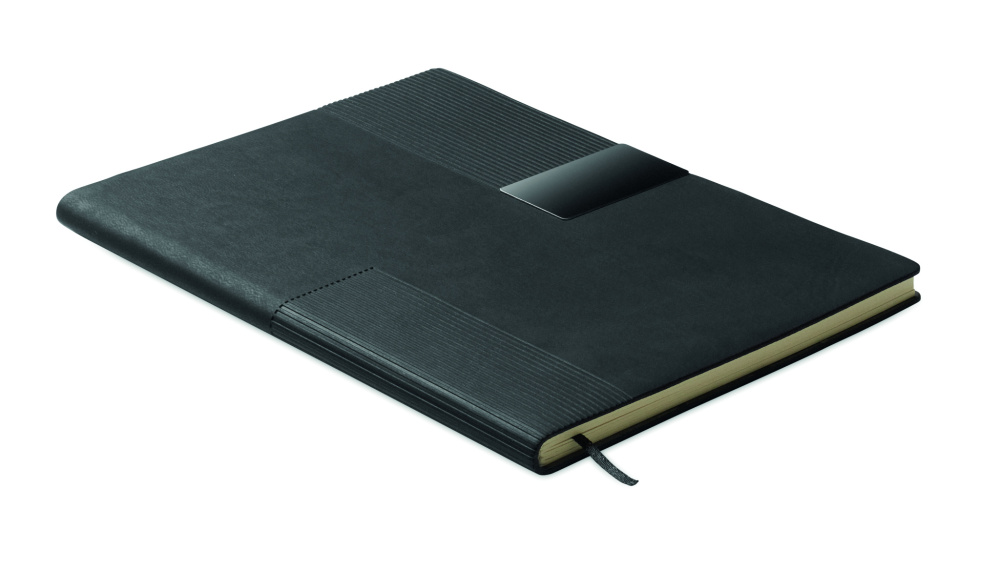 Logo trade promotional gifts picture of: A5 PU notebook