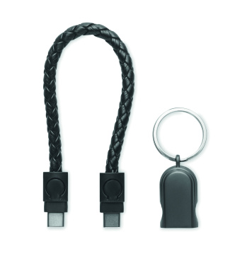 Logo trade business gift photo of: Key ring loop cable type-C