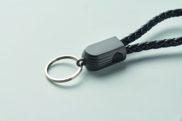 Logo trade promotional gifts image of: Key ring loop cable type-C