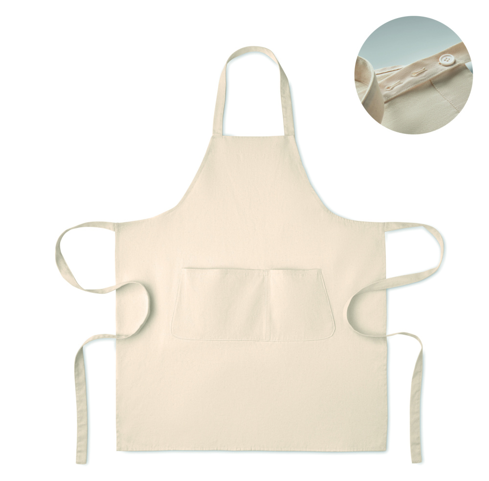 Logo trade promotional gifts picture of: Organic cotton apron 240 gr/m²