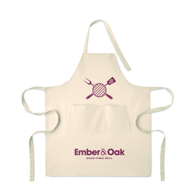 Logo trade promotional gifts picture of: Organic cotton apron 240 gr/m²
