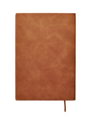 Logo trade promotional merchandise picture of: A5 notebook in smokey PU