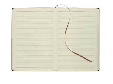 Logo trade promotional item photo of: A5 notebook in smokey PU