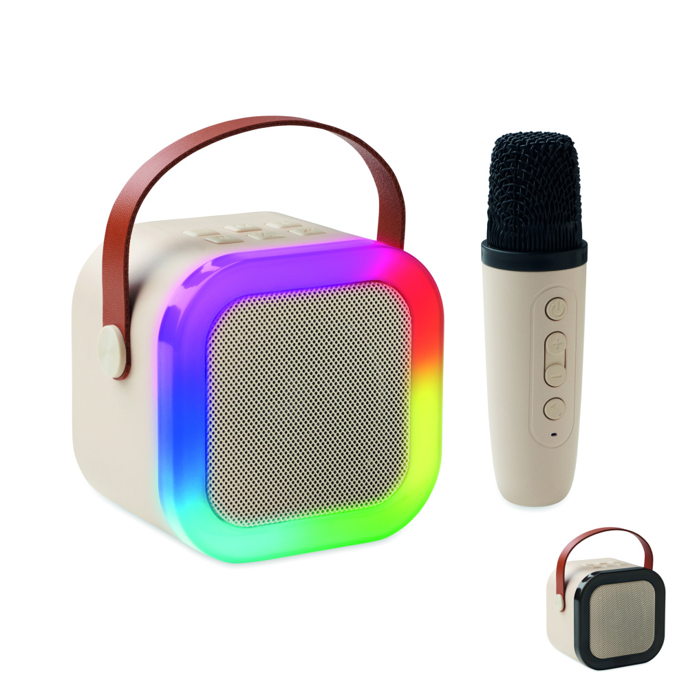 Logo trade advertising products picture of: Karaoke set speaker