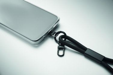 Logo trade promotional giveaways image of: Charging phone wrist strap 60W