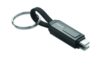 Logo trade corporate gift photo of: 60W charging cable keyring