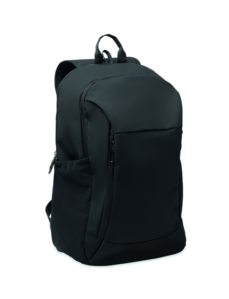 Logo trade promotional merchandise picture of: 15" soft PU laptop backpack