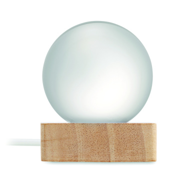 Logo trade promotional merchandise photo of: LED glass ball