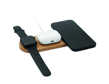 Logotrade promotional gift picture of: 3 in 1 15W wireless charger