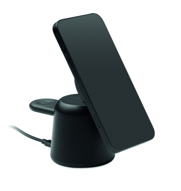 Logotrade promotional item image of: 3 in 1 wireless charger 15W