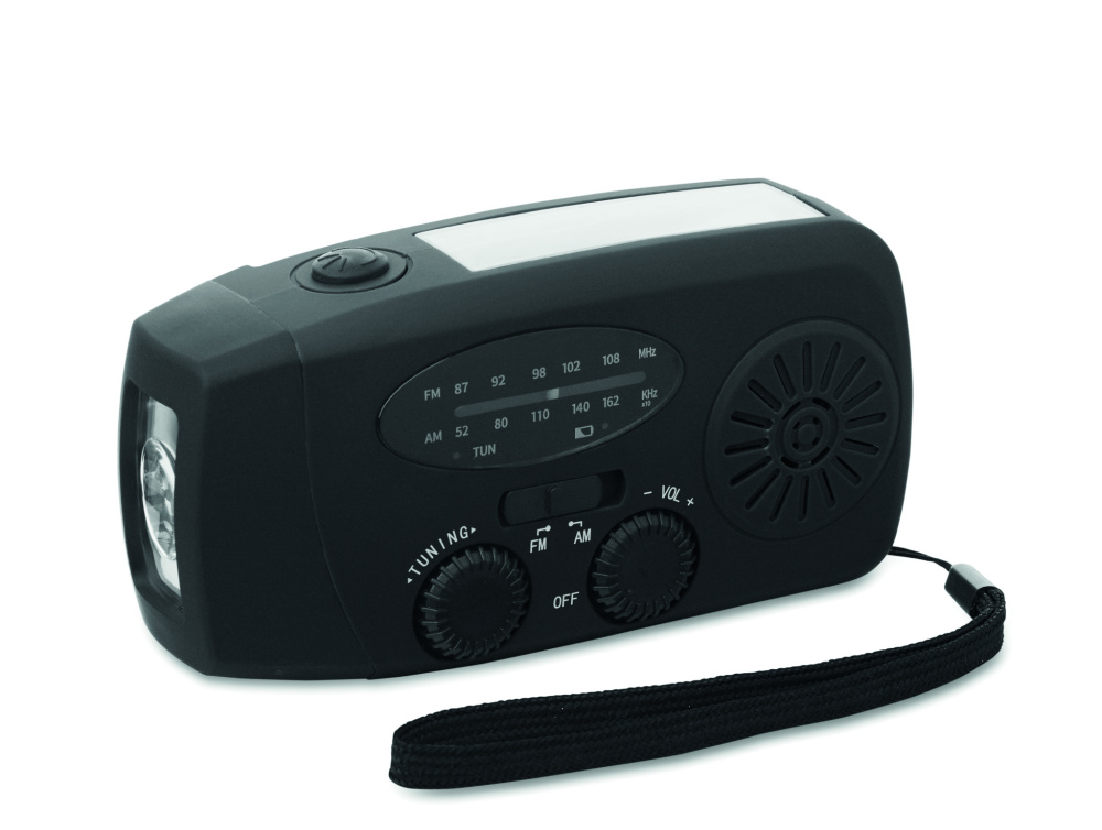 Logotrade business gifts photo of: Portable radio SOS with LED torch