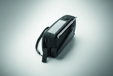 Logotrade promotional item picture of: Portable radio SOS with LED torch