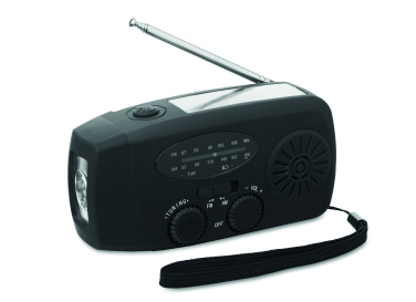 Logotrade promotional gift picture of: Portable radio with LED torch