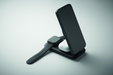 Logotrade promotional gift picture of: 3 in 1 wireless charger 15W