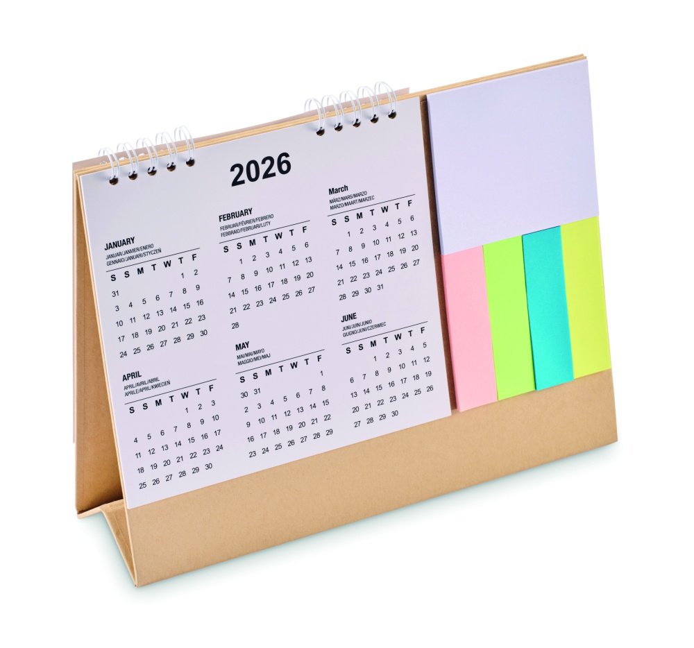 Logotrade corporate gift picture of: Desk calendar with memo pad