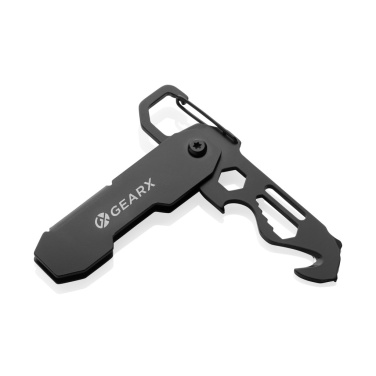 Logo trade promotional gifts picture of: Gear X foldable EDC tool with carabiner and parcel cutter