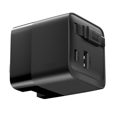 Logotrade promotional item image of: Urban Vitamin Mendocino 65W GaN charger retractable cable