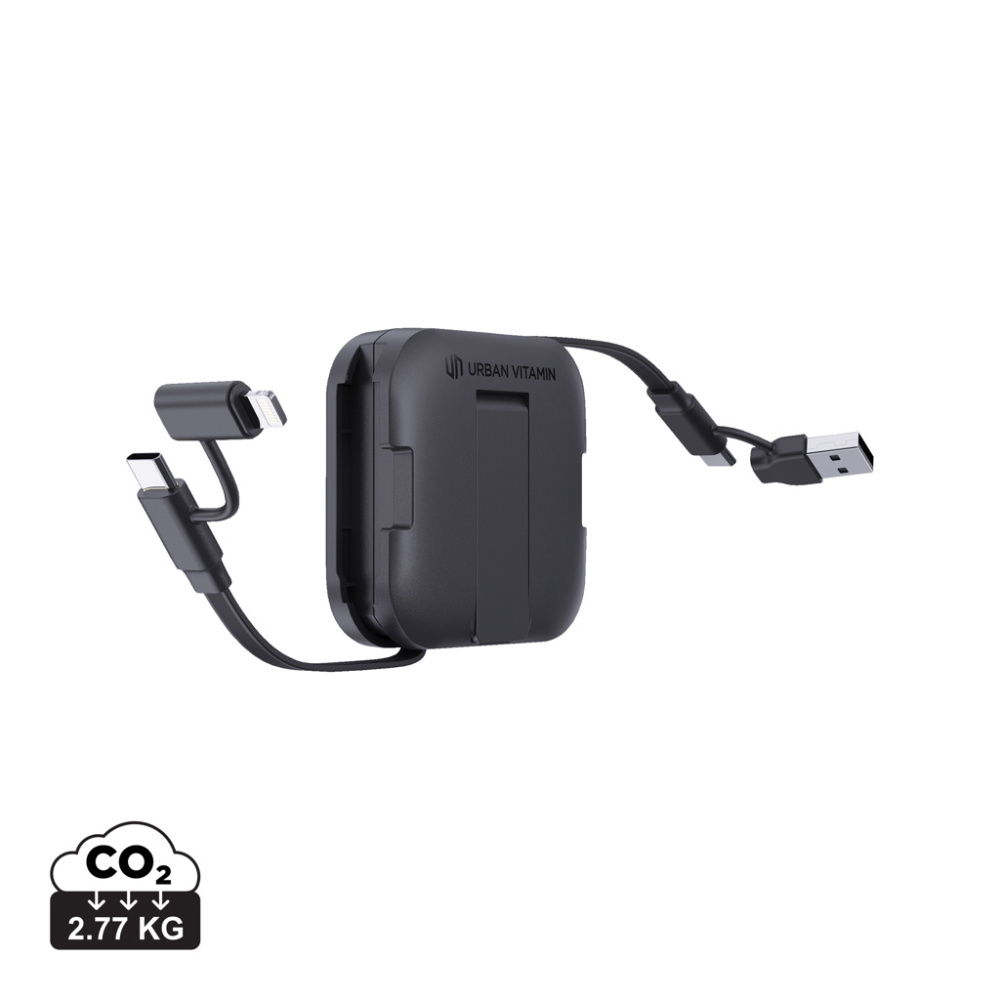 Logo trade business gift photo of: Urban Vitamin San Jose 100W stand with retractable cable