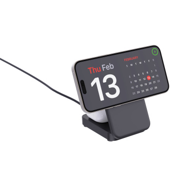 Logotrade promotional product picture of: Urban Vitamin Arcadia RCS rplastic 15W 3in1 magnetic charger