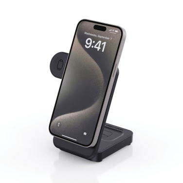 Logotrade promotional merchandise picture of: Urban Vitamin Arcadia RCS rplastic 15W 3in1 magnetic charger