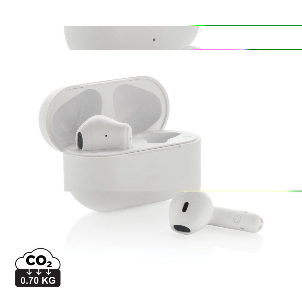 Logotrade advertising product picture of: Tunevo RCS recycled plastic wireless earbuds