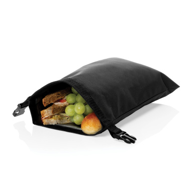 Logotrade corporate gifts photo of: Snackstrap AWARE™ RPET foldable lunchbag 30x20CM