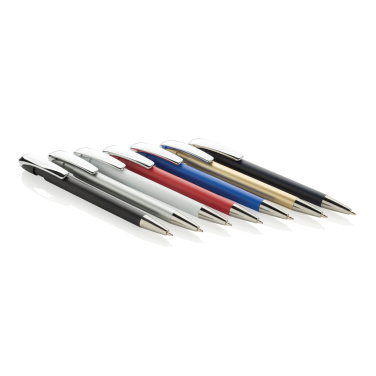 Logotrade promotional product picture of: Glide GRS certified R-ABS Metal Clip Pen