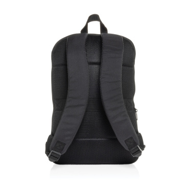 Logotrade corporate gift picture of: Flexpack Aware™ RPET Expandable Slim 15.6" Laptop Backpack