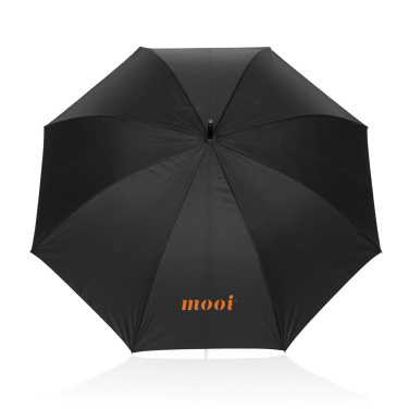 Logotrade promotional gifts photo of: Swiss Peak Vero Aware™ RPET 25” umbrella w luxe handle