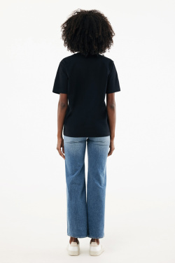 Logo trade promotional merchandise image of: IQONIQ Nikko heavyweight recycled cotton t-shirt