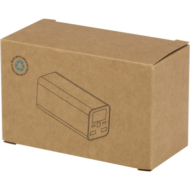 Logo trade promotional gifts image of: Acamar 20.000 mAh 70W recycled aluminium laptop power bank