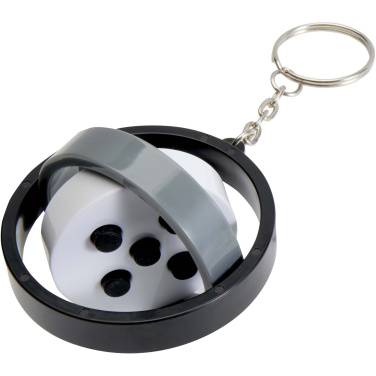 Logo trade promotional products picture of: Spinx recycled plastic gyroscope fidget keychain