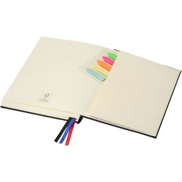 Logo trade promotional item photo of: Alder A5 hard cover notebook