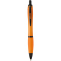 Nash recycled plastic ballpoint pen with black trims (black ink), Orange
