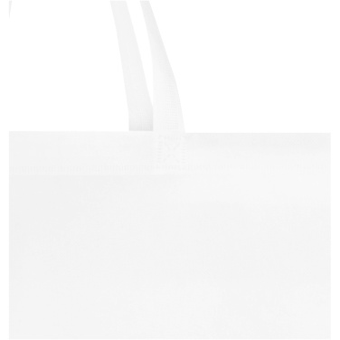 Logo trade promotional merchandise image of: EcoSeal GRS recycled nonwoven gusset tote bag 12L