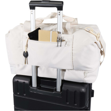 Logo trade business gifts image of: Trip Aware™ recycled travel duffel bag 42L