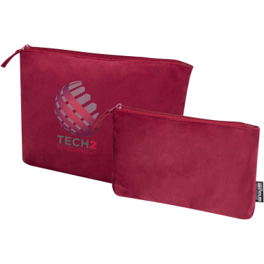 Logo trade promotional product photo of: Swift GRS recycled velvet toiletry bag set